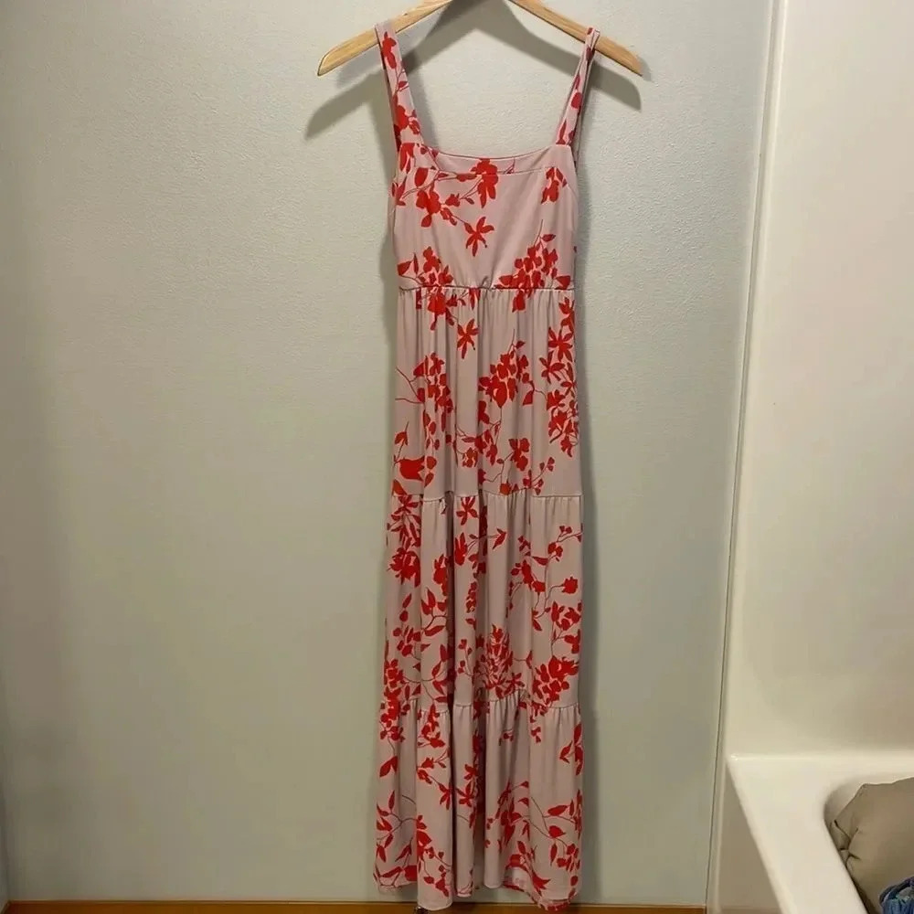 GILLI woman’s light pink and orange floral dress